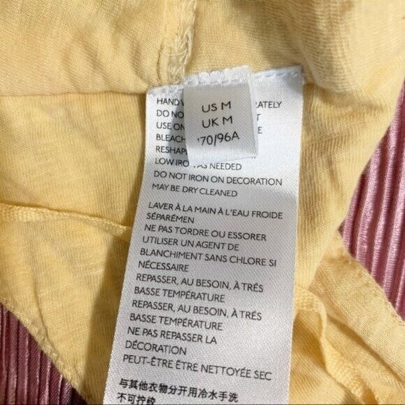 Free People Yellow Embroidered Crop Top - Picture 12 of 14